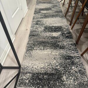 Abstract Rug Runner - 2'6" x 10'